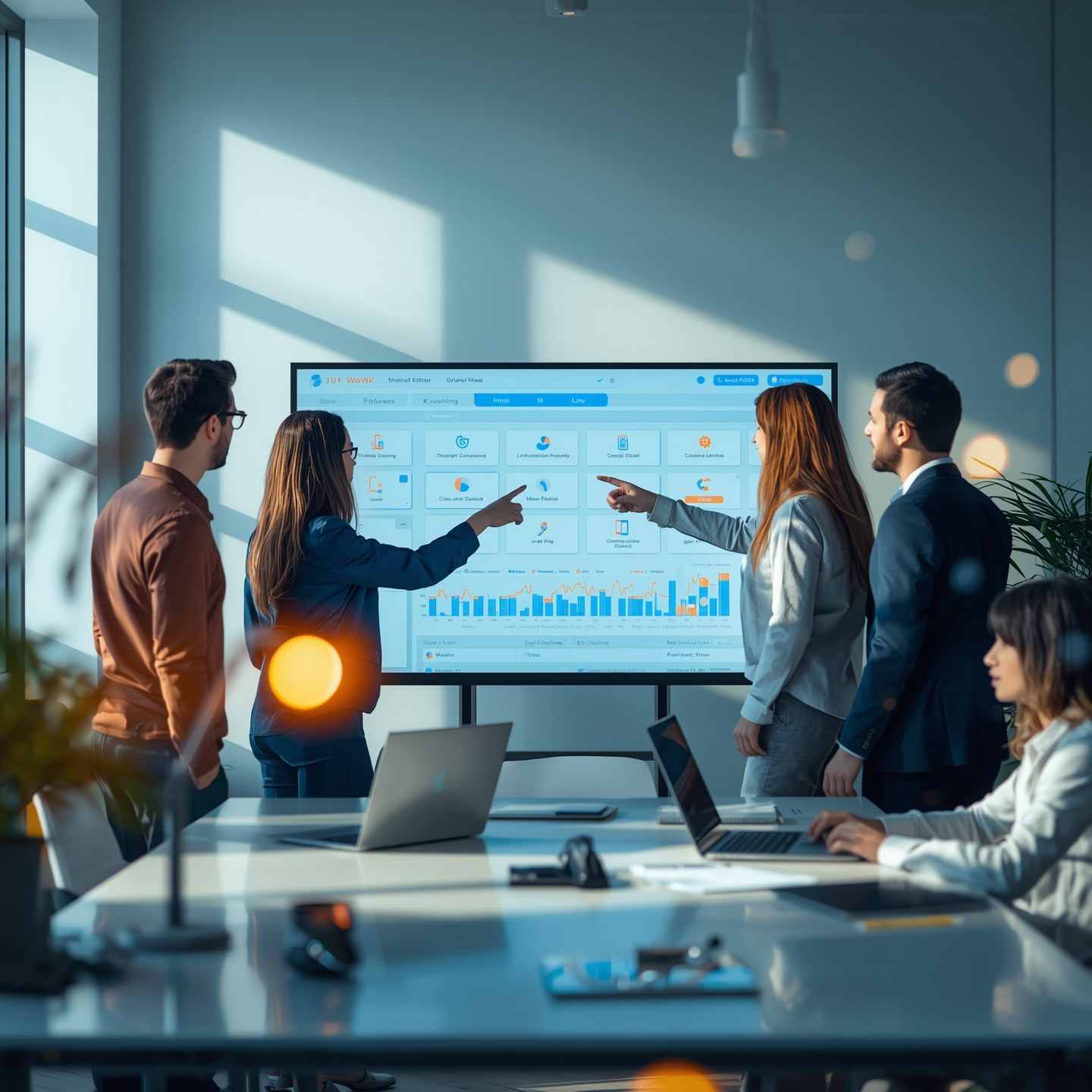 jtl-wawi-team-uebersicht Team analysiert Kennzahlen und Prozesse im JTL-Wawi-Dashboard