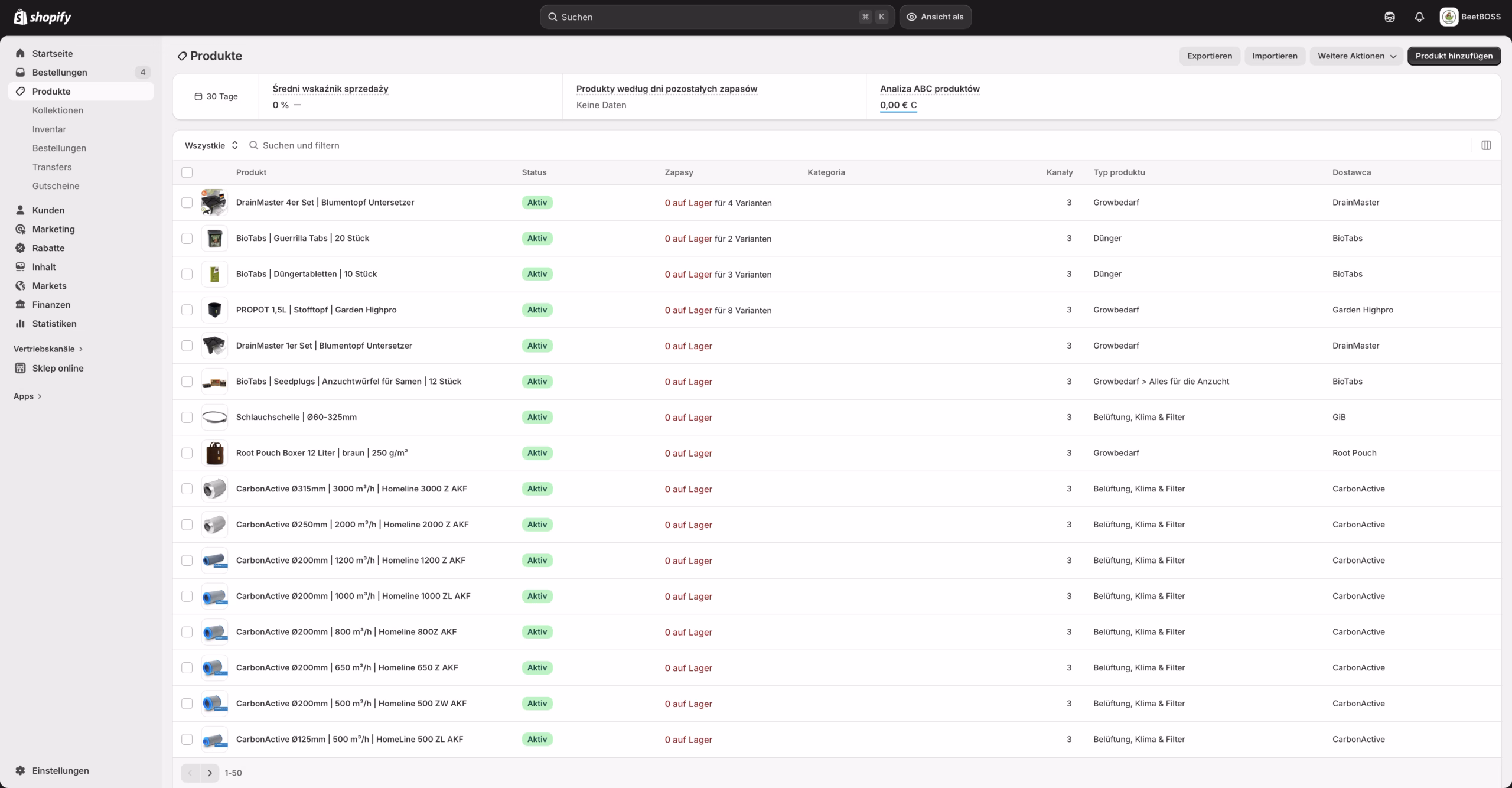 shopify-produktverwaltung-übersicht-backend Updates & Wartung